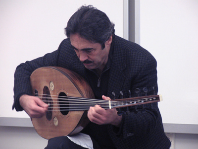 He plays the ud at UD.