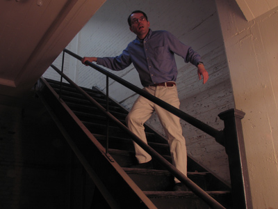 Still messing around with the dark stairway idea.