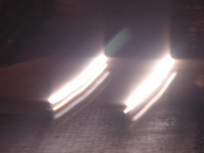 Made it home safely, and then watched other people drive around outside.