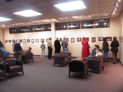 Warning:  visitors to my photo exhibition are likely to be photographed.