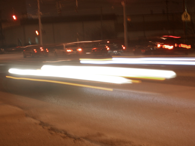 Zooming through the Oregon District.