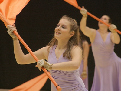 Color guard is much more than just people twirling flags and spinning rifles.