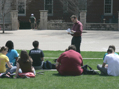 The heart of the bloom.