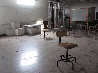Drawing studio - empty.