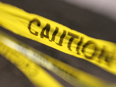 Caution in the wind.