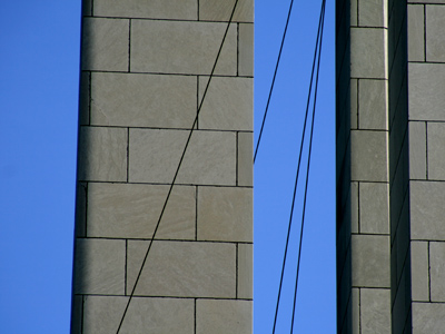 A very large pulley system.