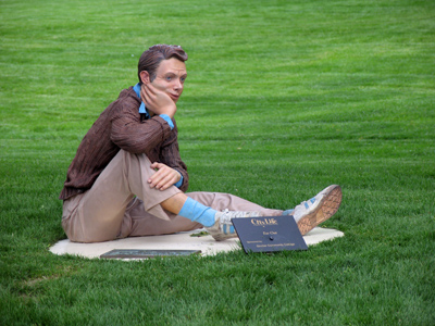 `Far Out,` a sculpture by J. Seward Johnson.