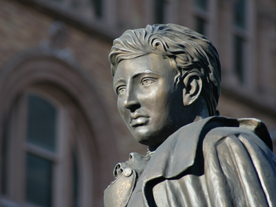 This is one of those very rare he`s-not-in-Dayton photos.