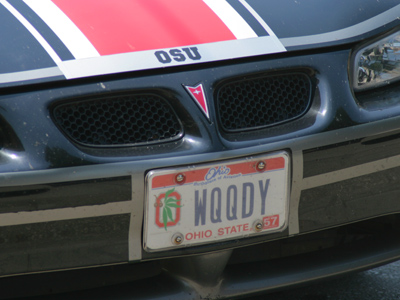 I remember watching WQQDY punch an opposing player who had just intercepted an Ohio State pass.  Another sports hero, like Pete Rose, that Ohioans can be proud of.