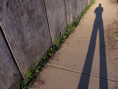 Beginning my 30-minute walk to work.