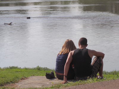 Under the boardwalk, down by the sea, on a blanket with my baby, is where I`ll be. THE DRIFTERS