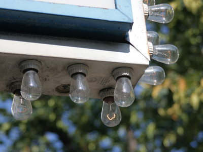 Nighttime`s glamor becomes tawdry in the morning light.