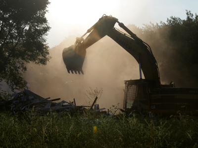 I told you this house was a terminal case (see July 23, 2008).