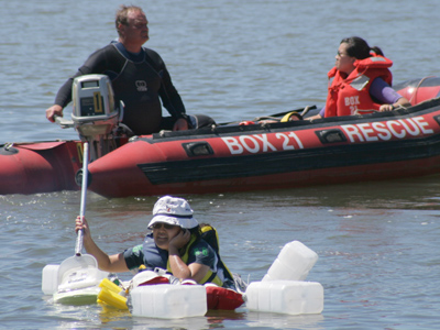 The boats that used more duct tape seemed to do better.