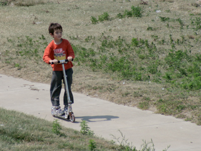 Poor guy can`t afford to put gas in his car anymore.