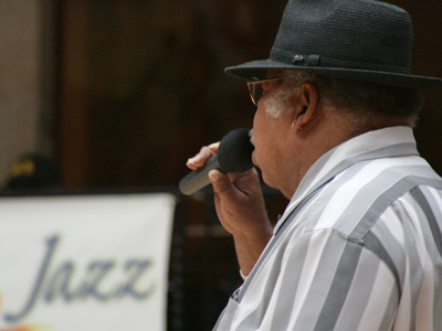 In case you weren`t sure what kind of music he was singing, I spelled it out for you.