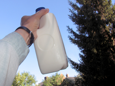 TRIUMPH!  I managed to find a grocery store that was open so I could replace the things I had to throw out after the power failure:  milk, graham crackers, paper napkins...
