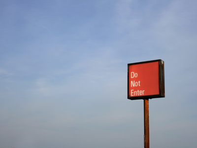 This portion of the sky is off limits.