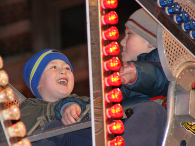 `Who cares about the parade?  The rides are where it`s at!`