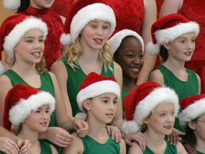 From left to right, there`s Comet and Cupid, Donner and Blitzen . . . 