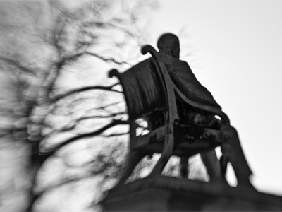 The sun was bright but not hot.