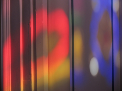 See the red circle and the blue arc?