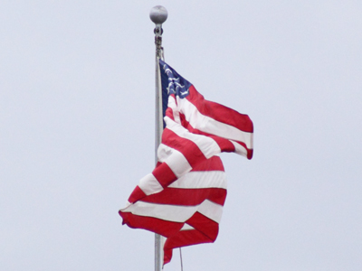 It was windy outside.