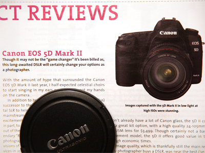 One of the most sought-after cameras in the world, most people can only read about them in magazine reviews.  But I`ve actually got one.