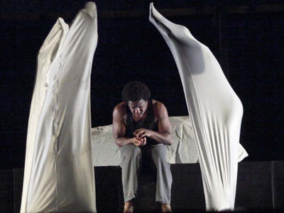 Insane guy surrounded by dancing corpses:  one of the more unusual dance/theatre performances I`ve seen.