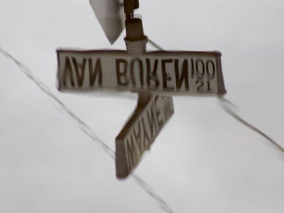 Someday I`ll make a fortune selling people photos with their names on street signs, like WAYNE VAN BUREN.