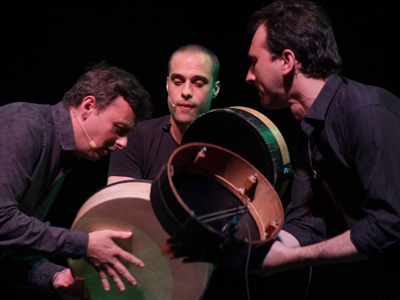 This group sings in an ancient language, so it would be hard to explain what is going on here.  But what they lack in intelligibility, they make up for with enthusiasm.