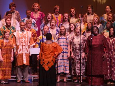 It`s hard not to have fun when singing gospel.