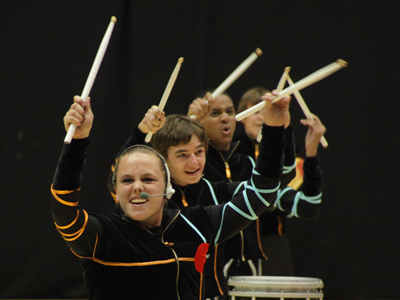 The competitors are more talented musically, and are able to perform very impressive marching and dance routines.