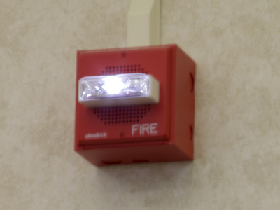 The fire alarm eight feet from my desk has been going off periodically over the past two days, so I`ve just learned to ignore it (which is probably not a good habit to get into).