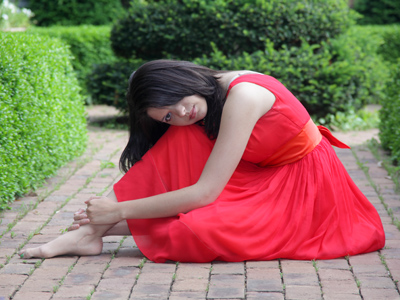 A garden path is full of hidden charms . . . 