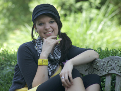 I gave a presentation in a classroom about shooting outdoor portraits, then we went outside and practiced.