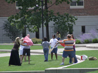 Another team-building exercise in the hot sun (see June 19, 2009).