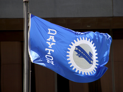 Who knew Dayton had a flag?  Do we have a pledge?