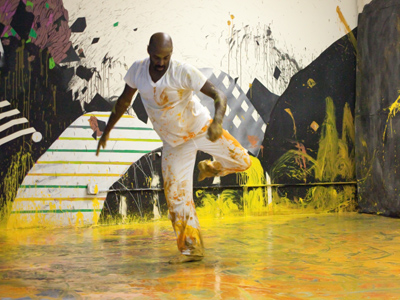 Oops, spilled a little paint!