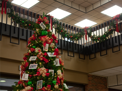 I don`t really like premature Christmas decorations, but I can`t escape it since this is where I work.