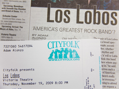 I`m off to hear Los Lobos, supposedly America`s greatest rock band according to this article (but I wrote the article).