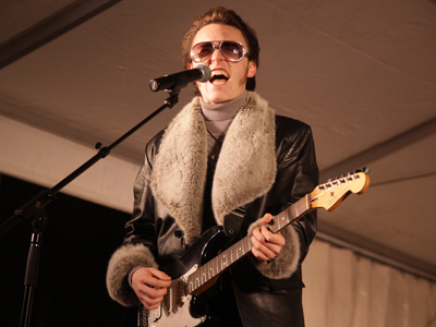 He`s too cool to be cold.