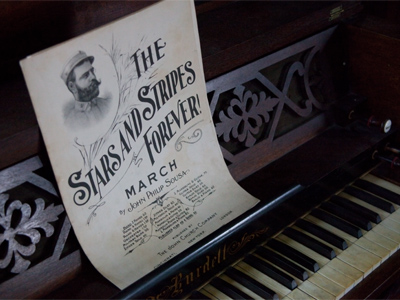 Hurrah for the flag of the free. May it wave as our standard forever. JOHN PHILIP SOUSA