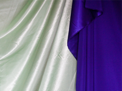 Pay no attention to that man photographing the curtain.