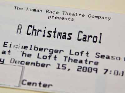 I had a ticket to tonight`s show, but I stayed home.  Bah, humbug!