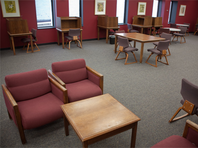 Peace on earth:  students have gone home for Christmas.