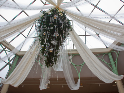 Very funny.  Who hung the Christmas tree upside down?