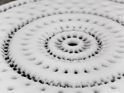Soundless as dots on a disk of snow.  EMILY DICKINSON