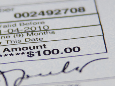 This check finally settles my car break-in (see October 30 and November 10, 2009).  My insurance company believes in customer satisfaction -- just not right away.