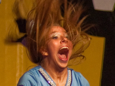 She`s the shy one in the family.